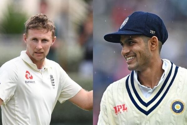 Joe Root reacts to ball change row with Shubman Gill