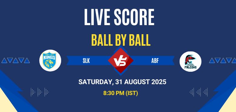 Caribbean Premier League 2025 Live: SLK vs ABF Match 18 Score, Commentary & Full Results All live score updates from Saint Lucia Kings vs Antigua & Barbuda Falcons.