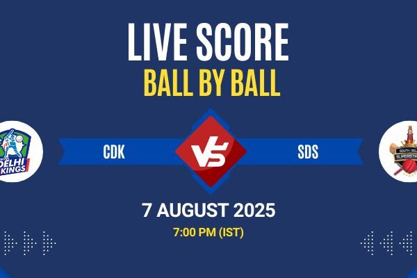DPL 2025 Live: CDK vs SDS Match 11 Score & Commentary