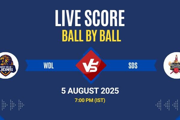 DPL 2025 Live: WDL vs SDS Match 7 Score & Commentary