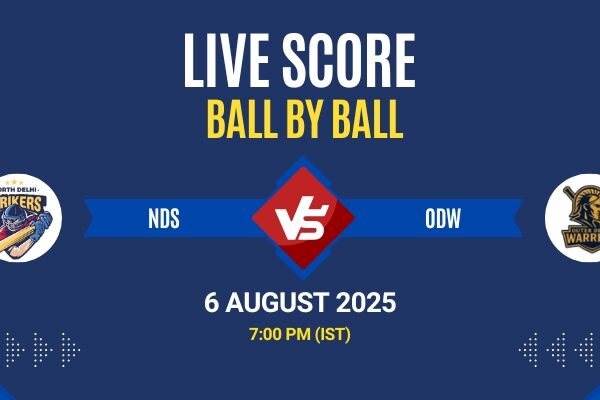 DPL 2025 Live: NDS vs ODW Match 9 Score & Commentary